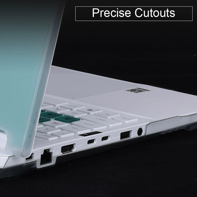 Side View of hard case showing precise cutout